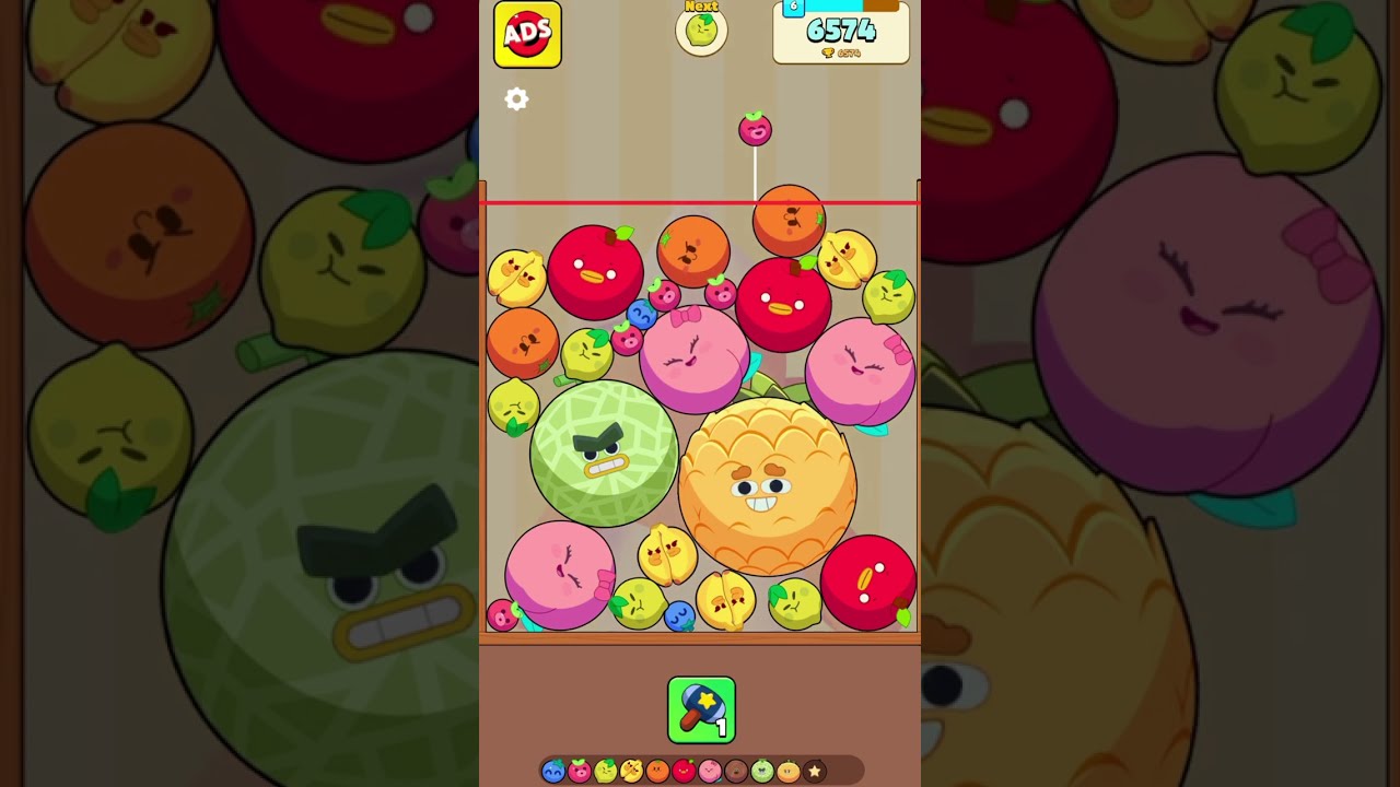 Fruit Clash - Sort & Merge | Fruit Clash Gameplay FHD