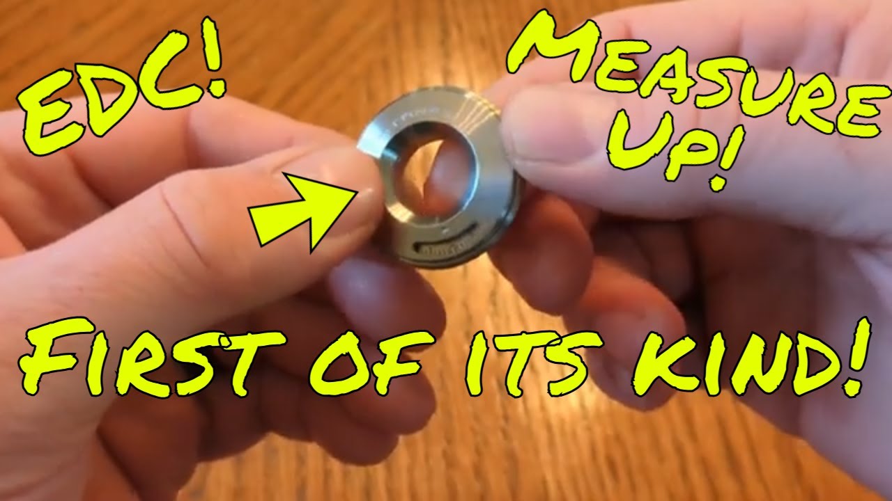 The Tiroler EDC Titanium Measuring Device By Titaner - Addictively Fidget-worthy!