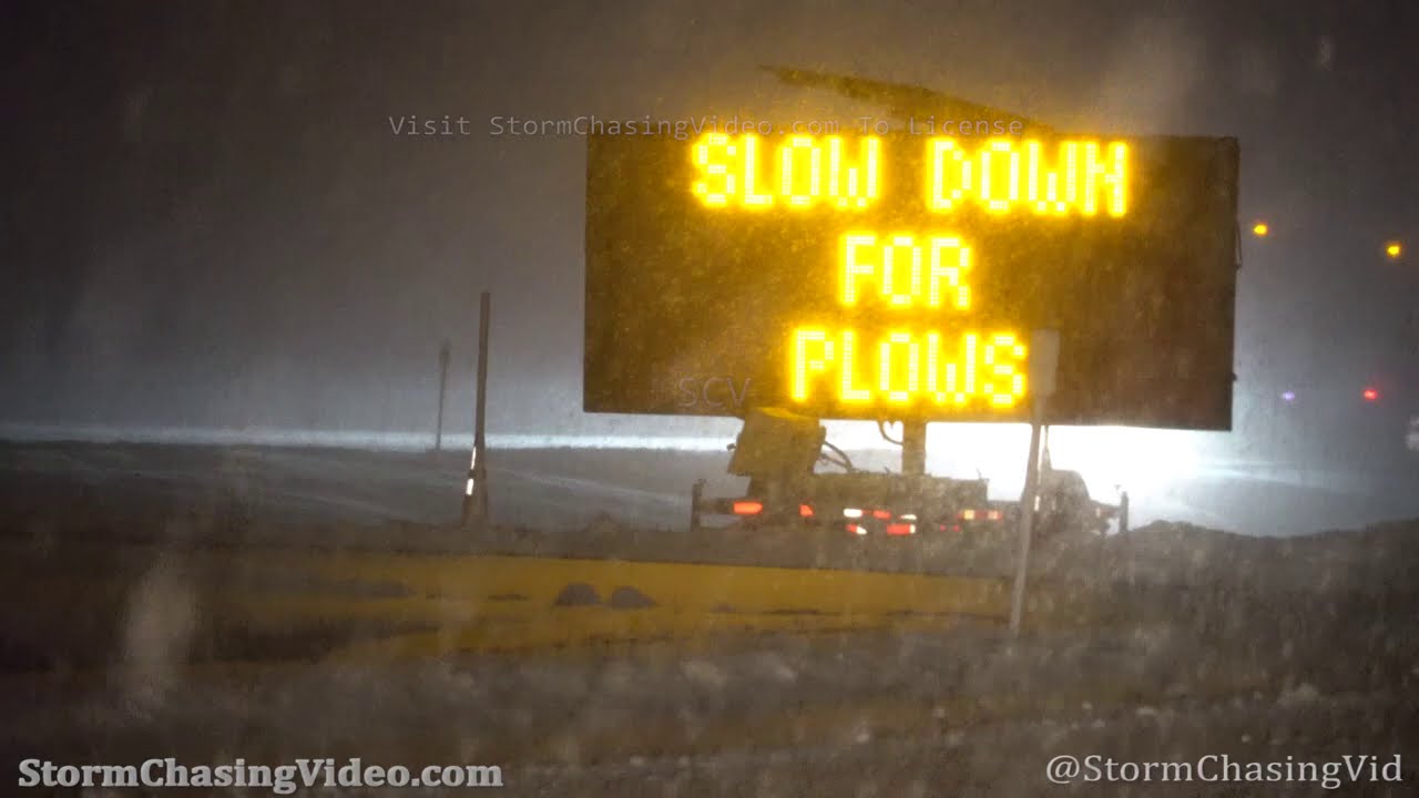 Lake Effect Snow Creates Whiteout Conditions, Buffalo, NY - 2/5/2021