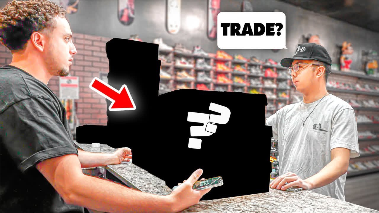 CRAZIEST SNEAKER TRADE IN HISTORY!!! (HE TRADED 10 PAIRS FOR 1)