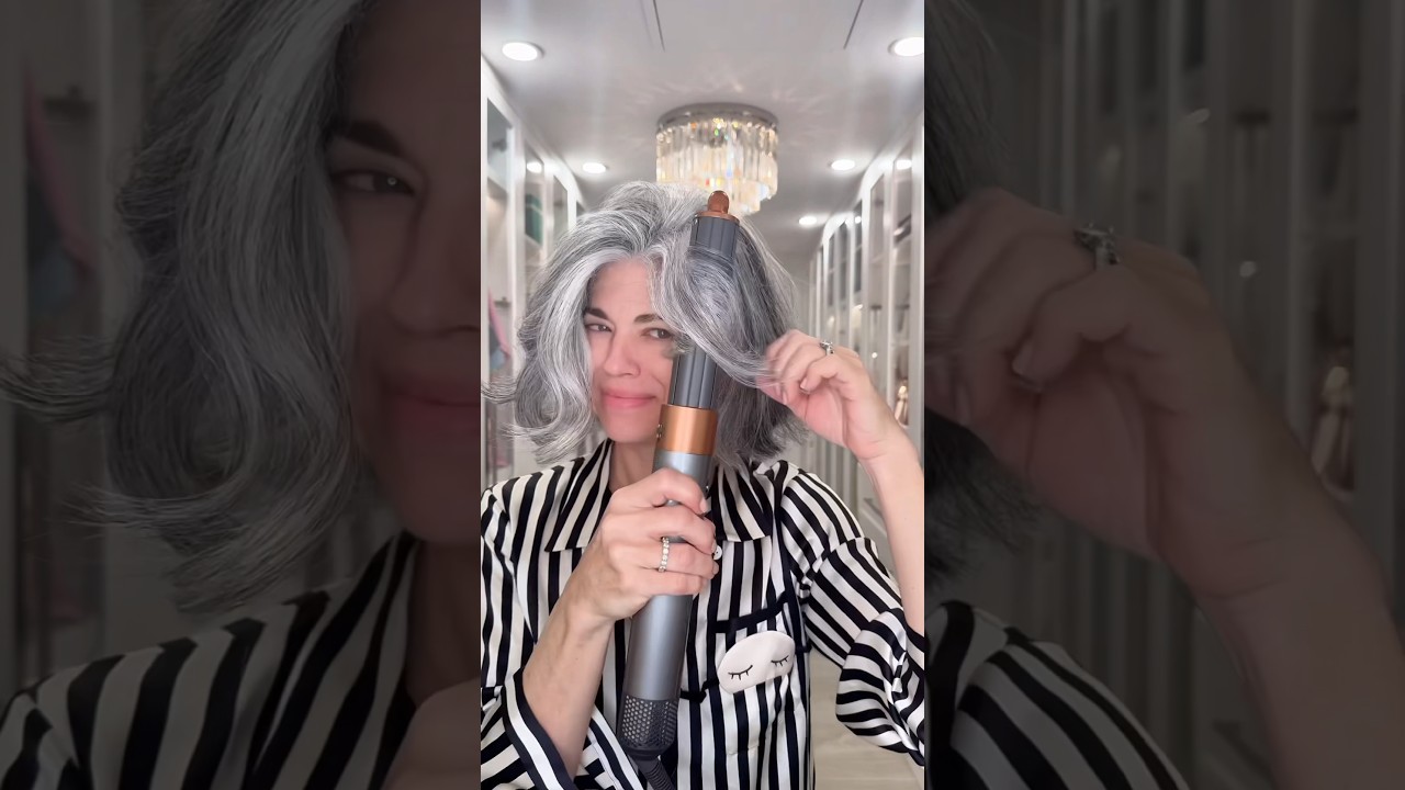 GRAY HAIR HAS POWER 🌪️🖤 | NiKOL Johnson #grayhair #classicstyle