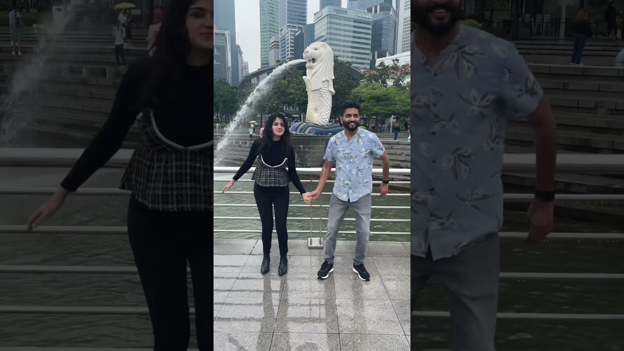 What we wore on a small 5 days trip😁|Singapore&Malaysia| Detailed videos cming soon #couple #shorts