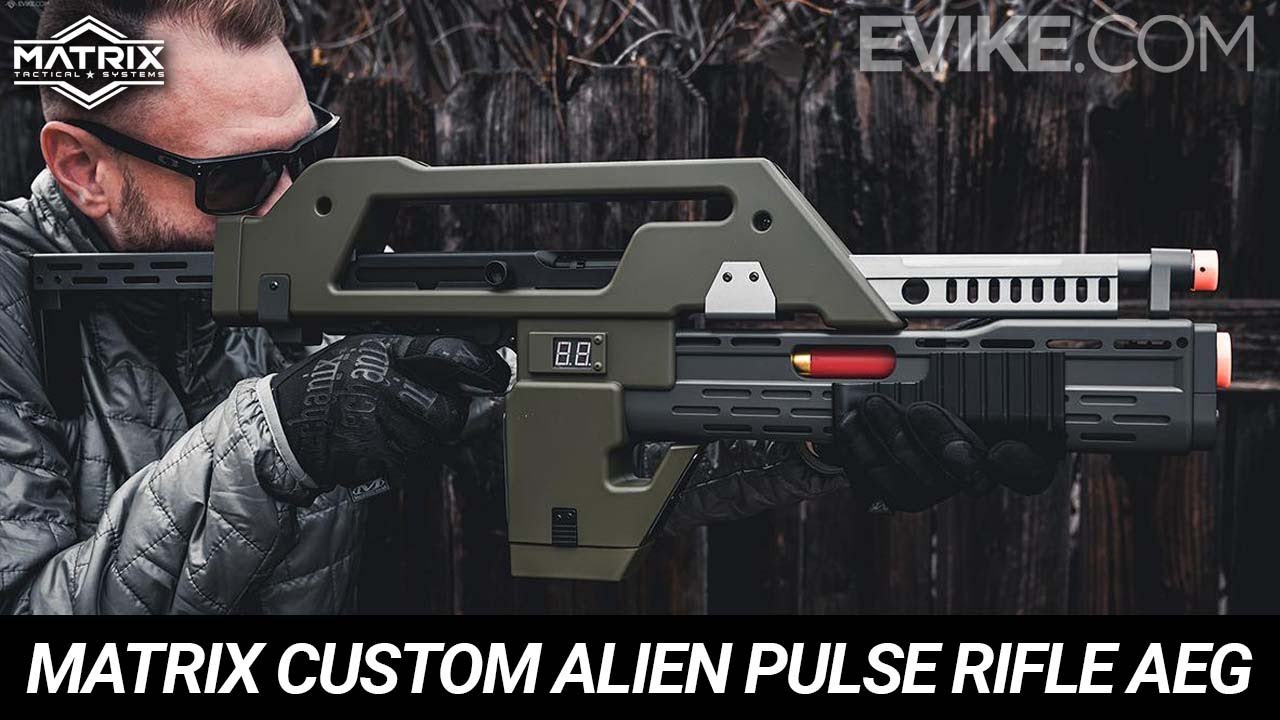 Matrix Limited Edition Custom Alien Pulse Rifle Airsoft AEG Review