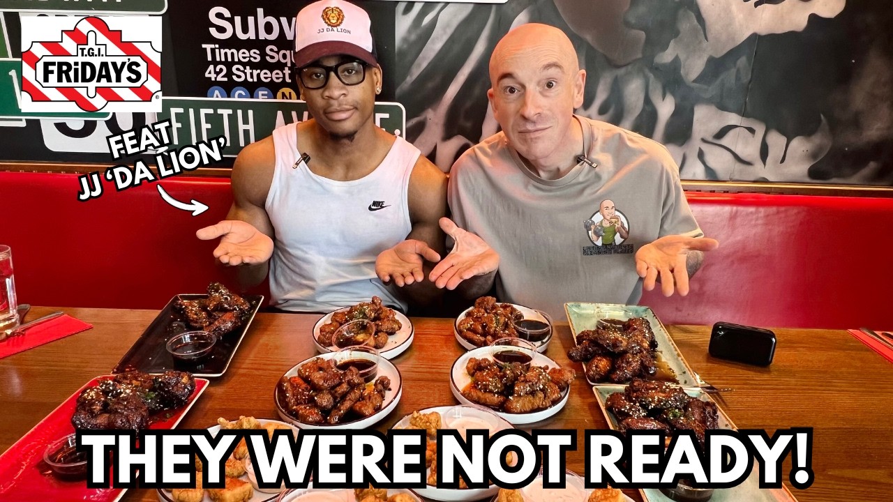 TGI FRIDAYS 'BOTTOMLESS CHICKEN' CHALLENGE | FEAT 