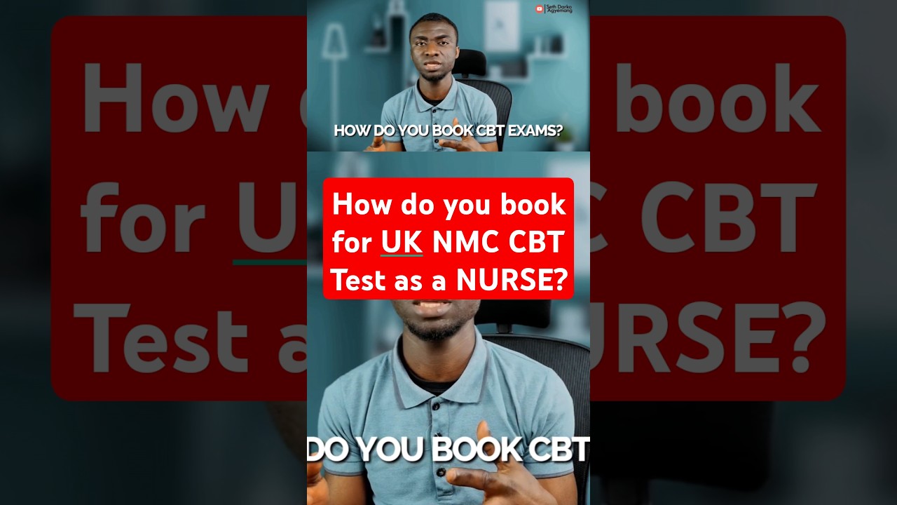How do you book for UK NMC CBT Test as a NURSE? #uknurses #uknursing #nursetraining #qualifiednurse
