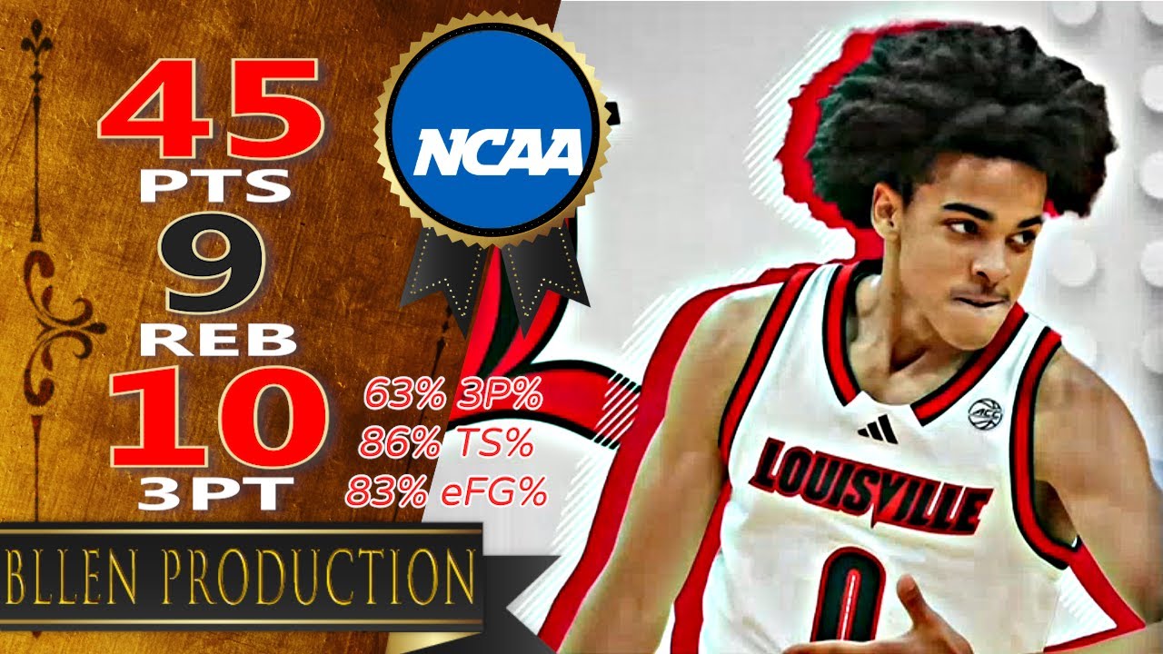 Mikel Brown Jr.　Enter The Zone !! - Career-High 45 Pts Highlights｜NC State vs Louisville｜2026.02.09
