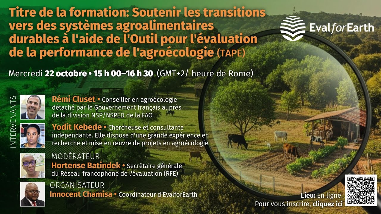 Soutenir les transitions vers des systèmes agroalimentaires durables à l'aide de l'Outil TAPE