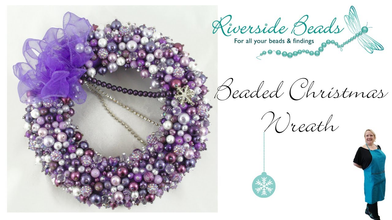 How To Make A Beaded Christmas Wreath