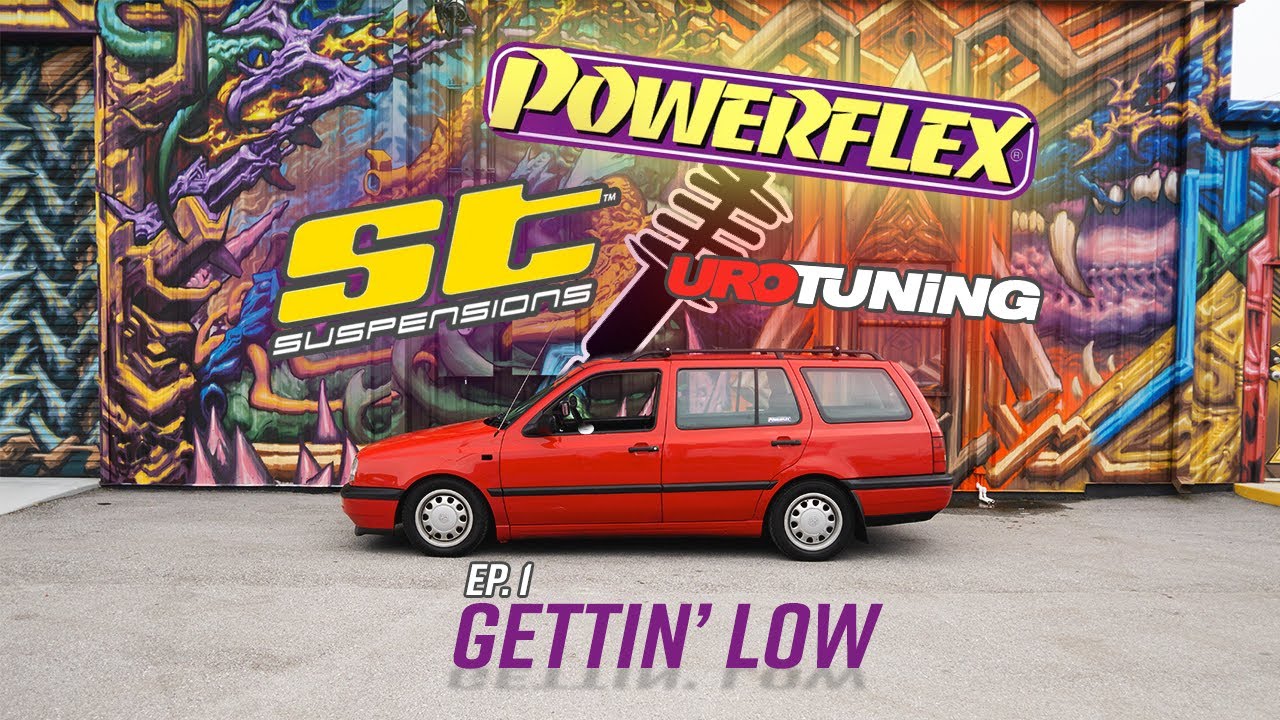 Getting Low with the MK3 Golf Estate! Powerflex X ST Suspension