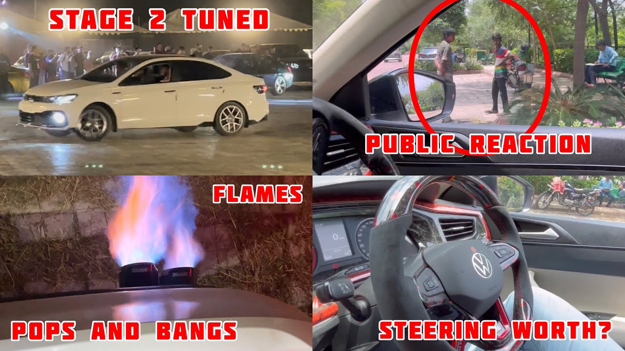 🇮🇳 India's fastest VW Virtus 1L R-Line (Stage 2 tuned) *Loudest and Fastest*🔊