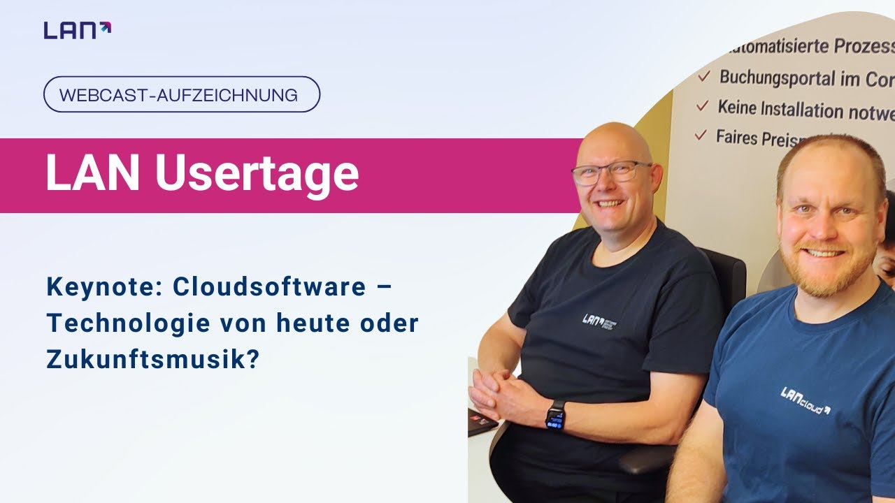 Keynote: Cloudsoftware – Technologie von heute oder Zukunftsmusik?