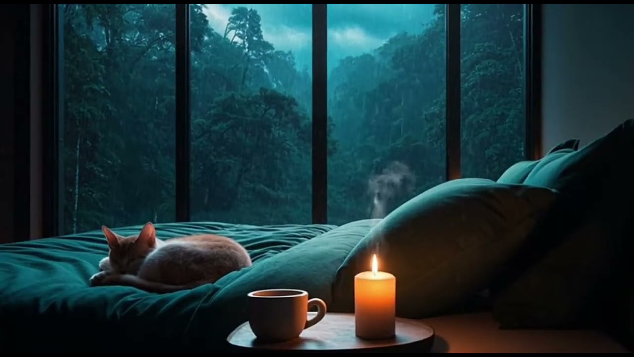 This Rain Sound Was Made for Insomnia Nights | 4K | NO ADS | NO MUSIC | 