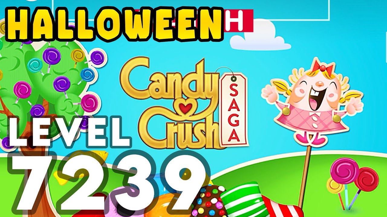 candy crush saga halloween level 7239 