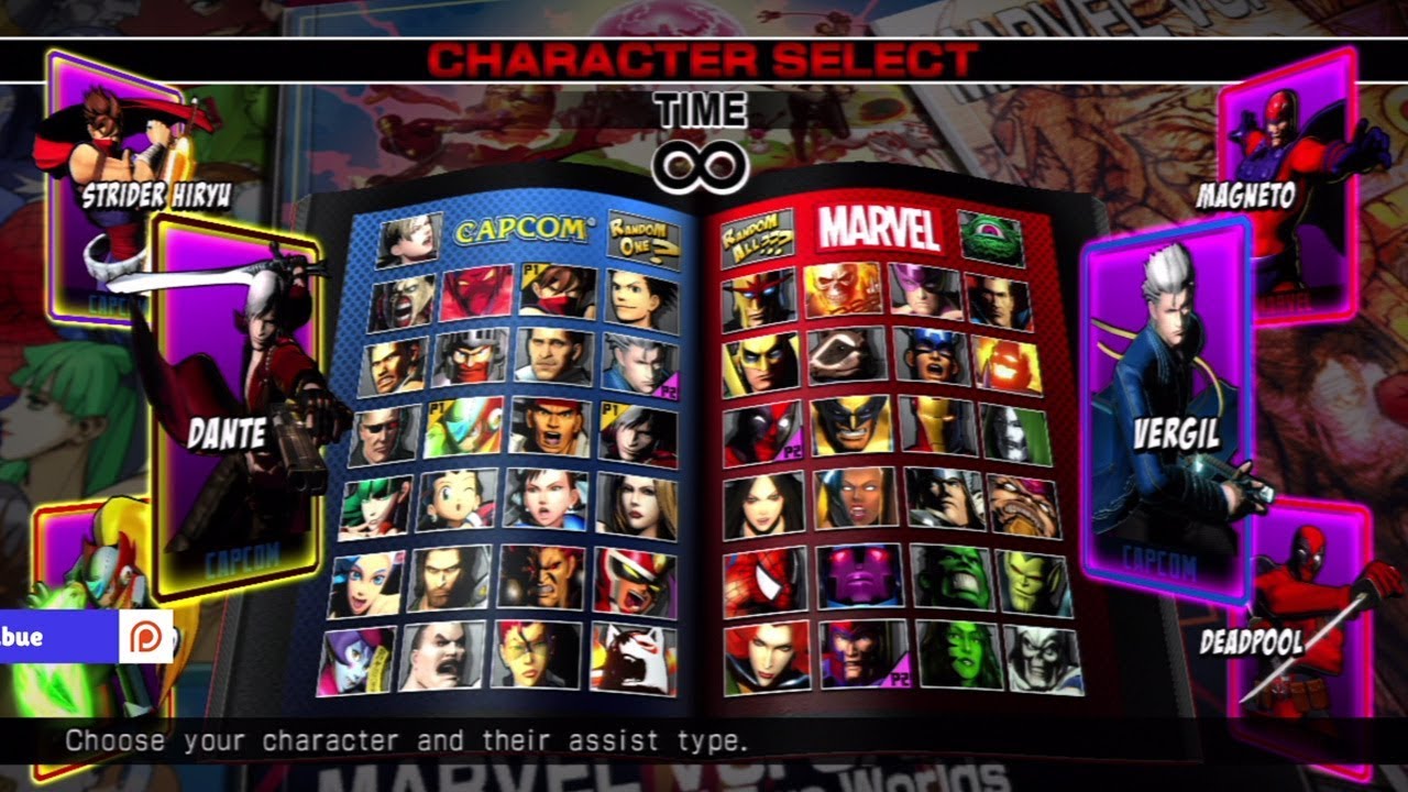 Ultimate Marvel vs. Capcom 3 Все персонажи (включая DLC) [PS3]