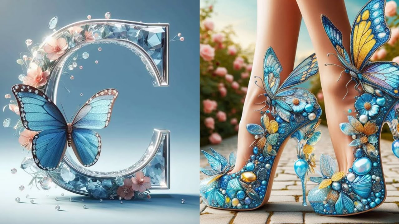 Choose your dreamy beautiful heels 👠 🤩 with your name's First Letter /A to Z beautiful heels 