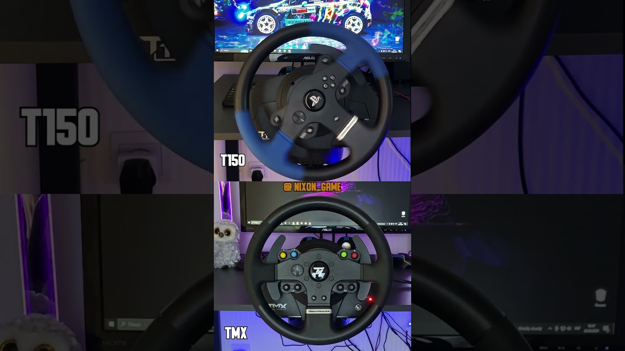 Thrustmaster TMX vs Thrustmaster T150 #gaming