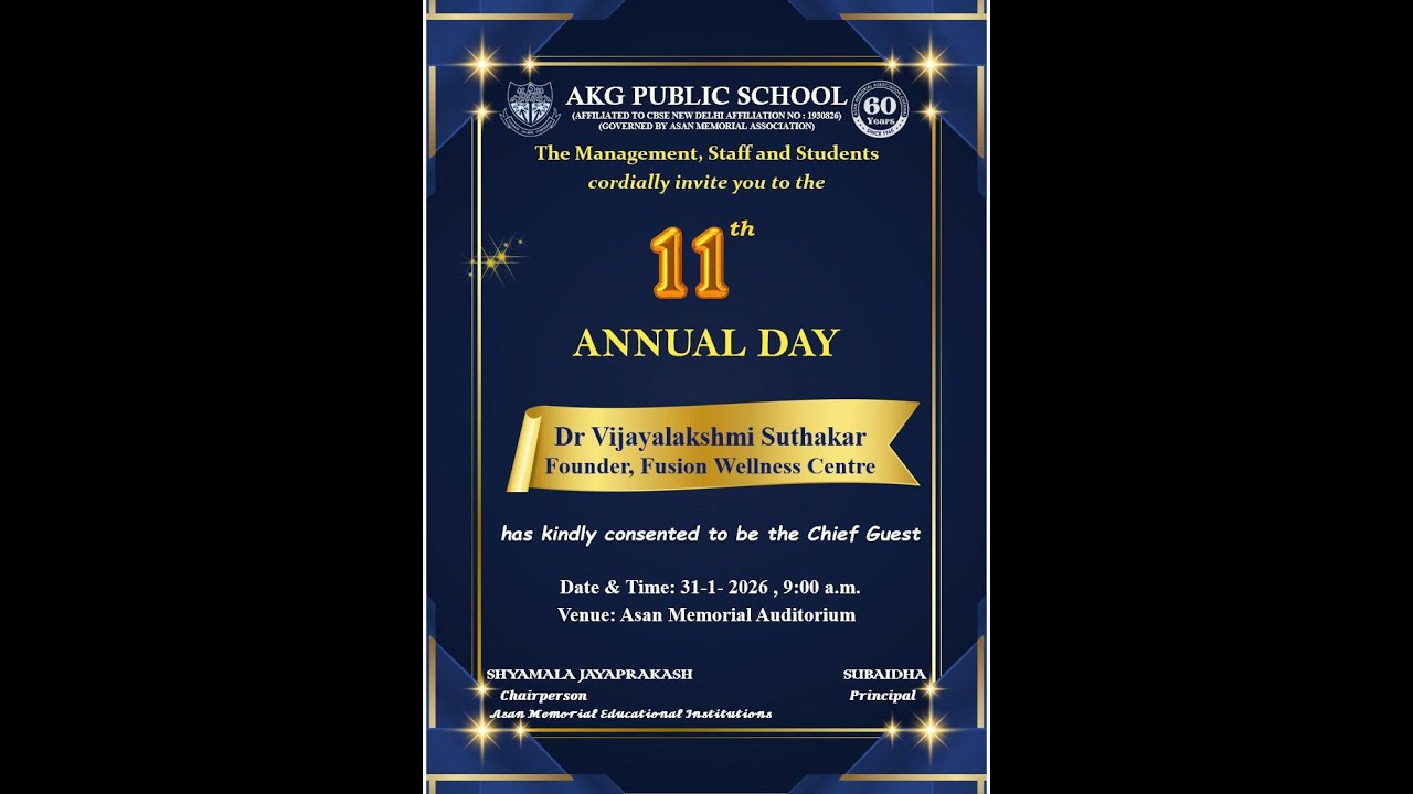 AKG public school 11th Annual Day