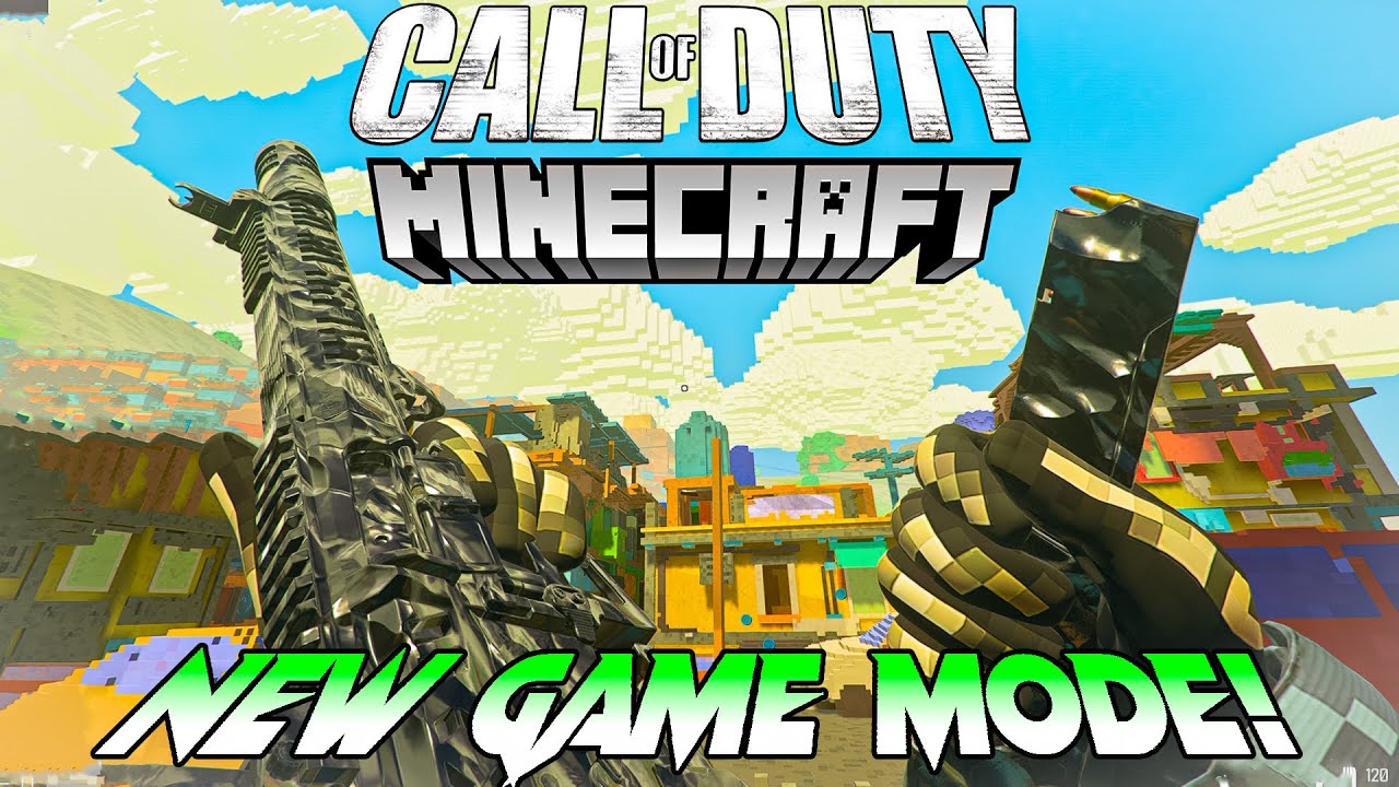 COD MEETS MINECRAFT and it is HECTIC - MW3 Bit Party Mode