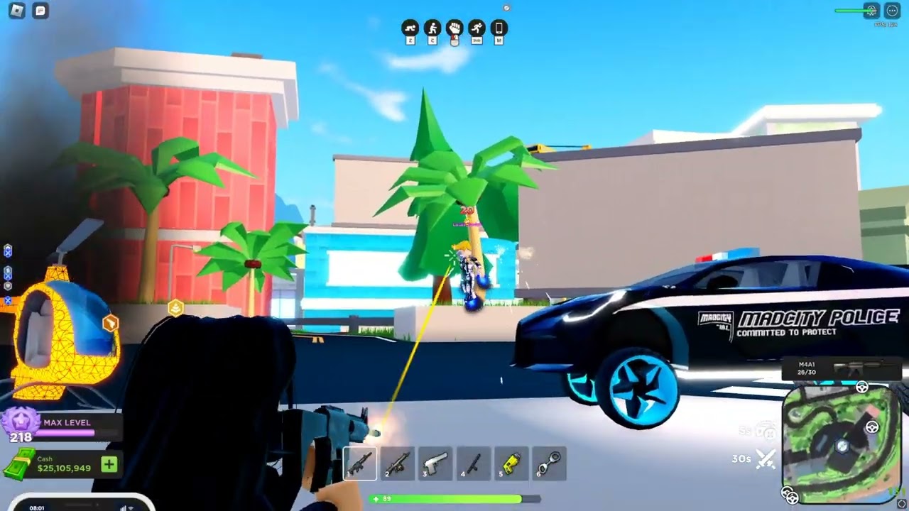 Cop Gameplay - Mad City Chapter 2 PvP (Part 4)