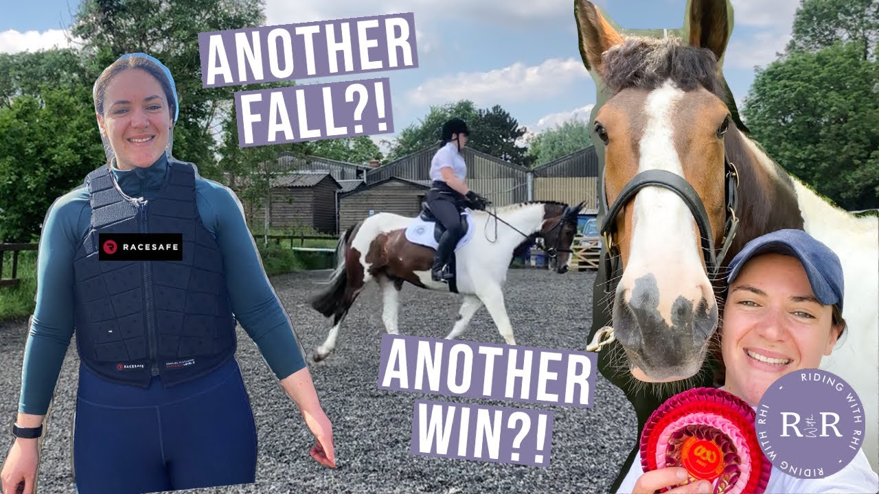 Another Fall, Racesafe Fitting and Our First Dressage Competition Away From Home | Riding With Rhi