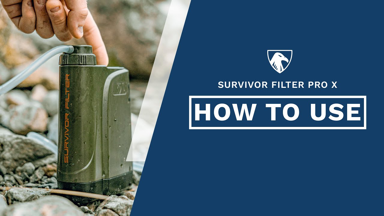 Survivor Filter Electric Pro X Water Filtration System | How To Use