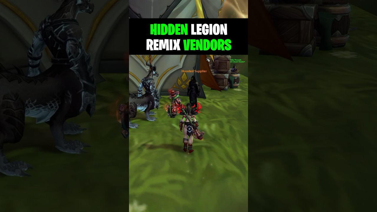 HIDDEN Vendors In Legion Remix You DIDN'T Know About