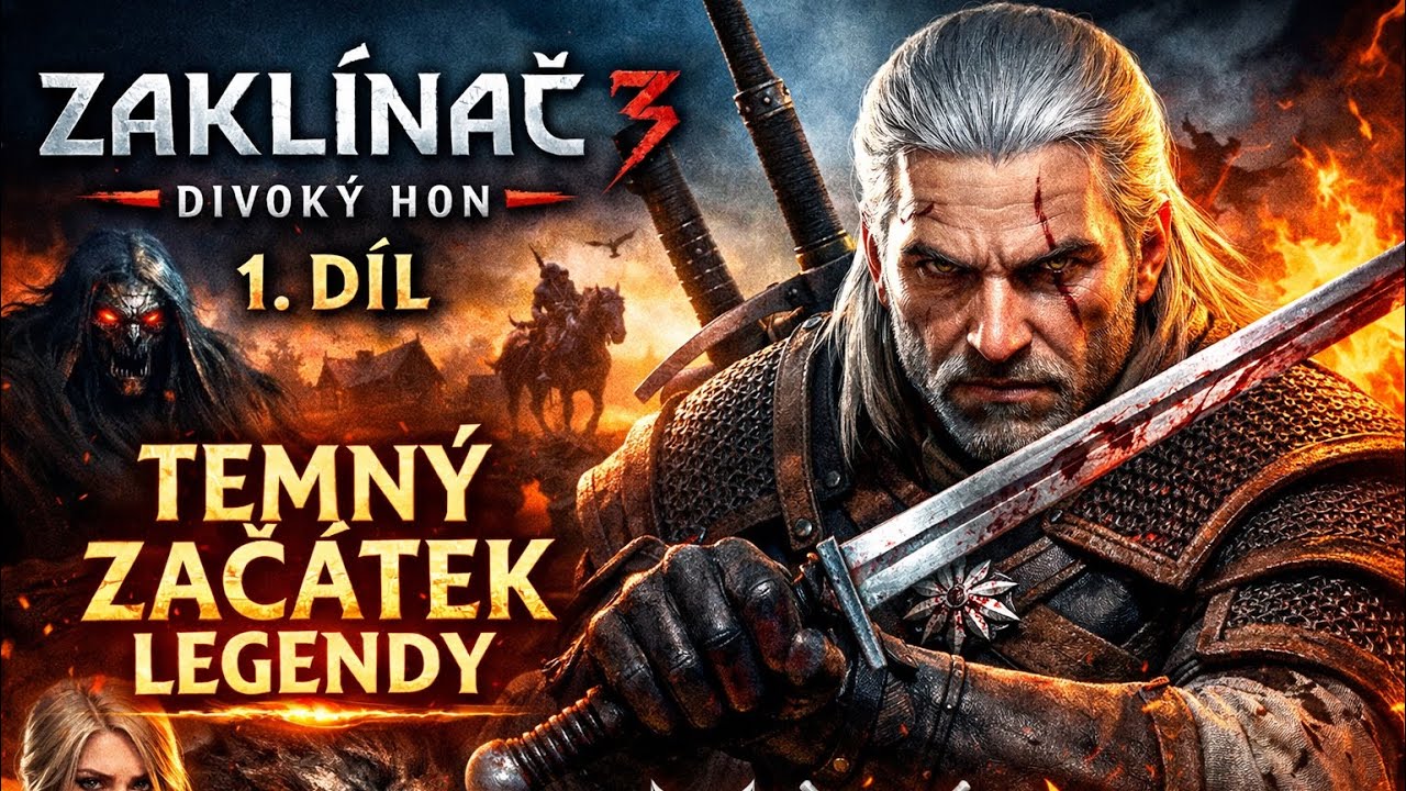 ZAKLÍNAČ 3: DIVOKÝ HON – 1. DÍL | Temný začátek legendy 🐺⚔️