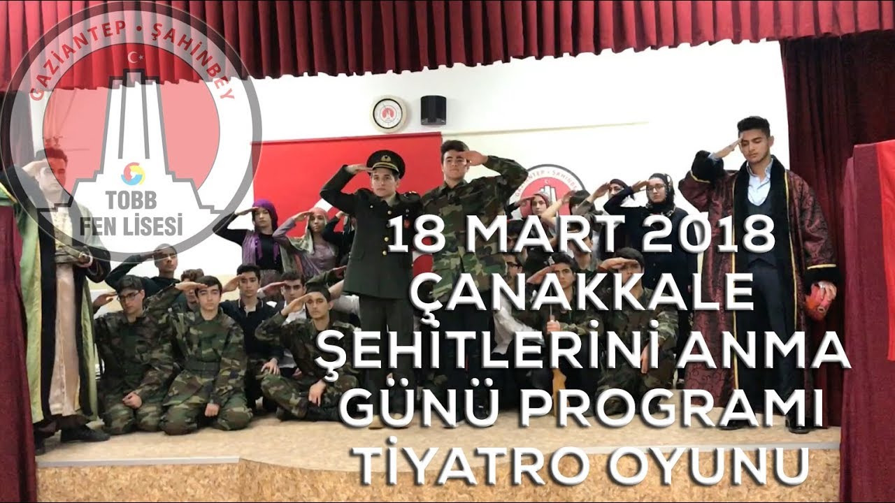 Çanakkale Şehitleri Tiyatrosu - 18 Mart 2018