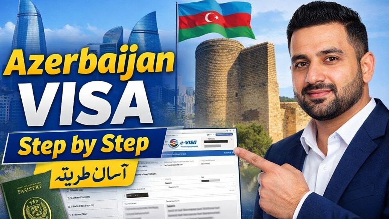 Azerbaijan Visit Visa Online Apply | Step by Step in URDU | Azlan Travel Advisors