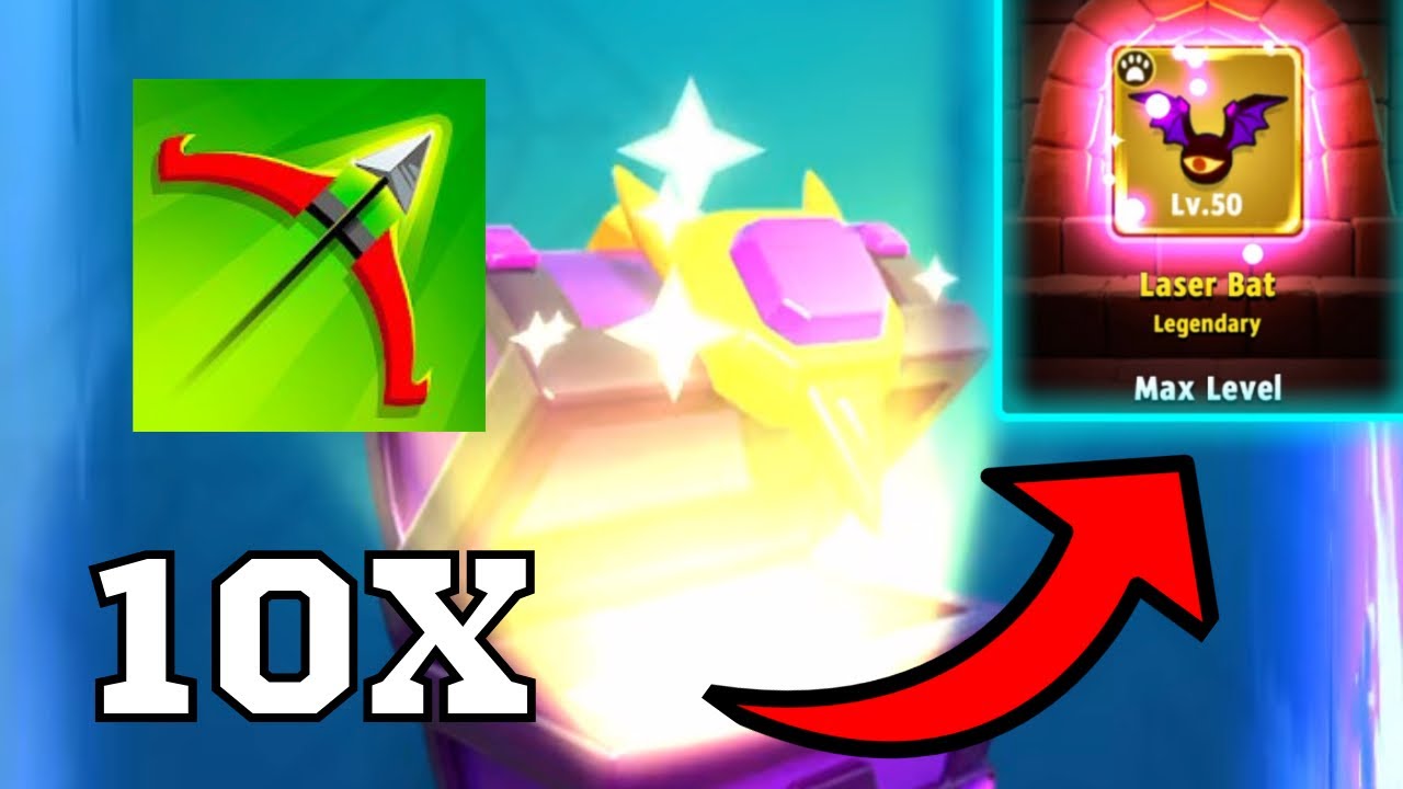 10x Obsidian Chests + Christmas event = My first Legendary item - Archero 🏹