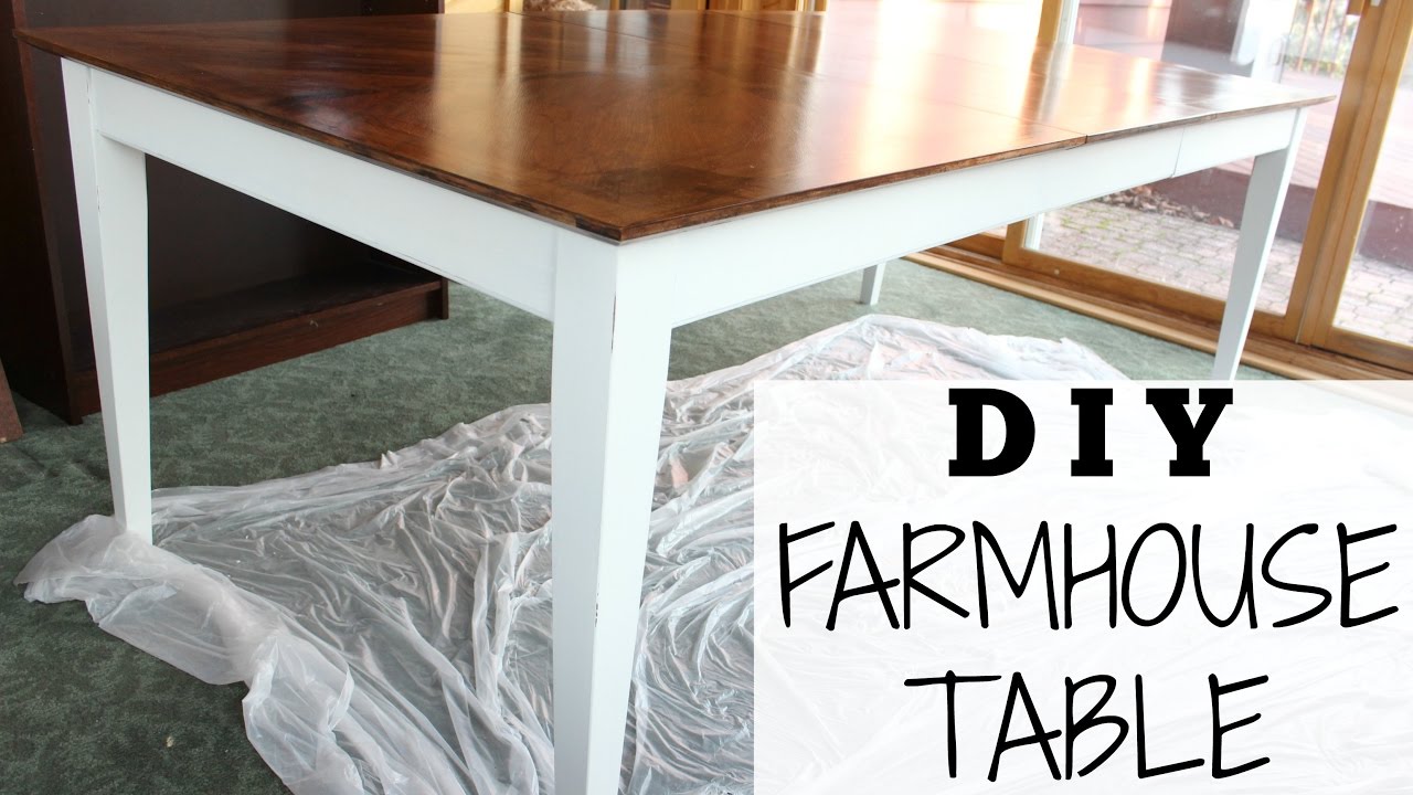 DIY FARMHOUSE TABLE for $70 | Step-by-Step + Chalk Paint Recipe!