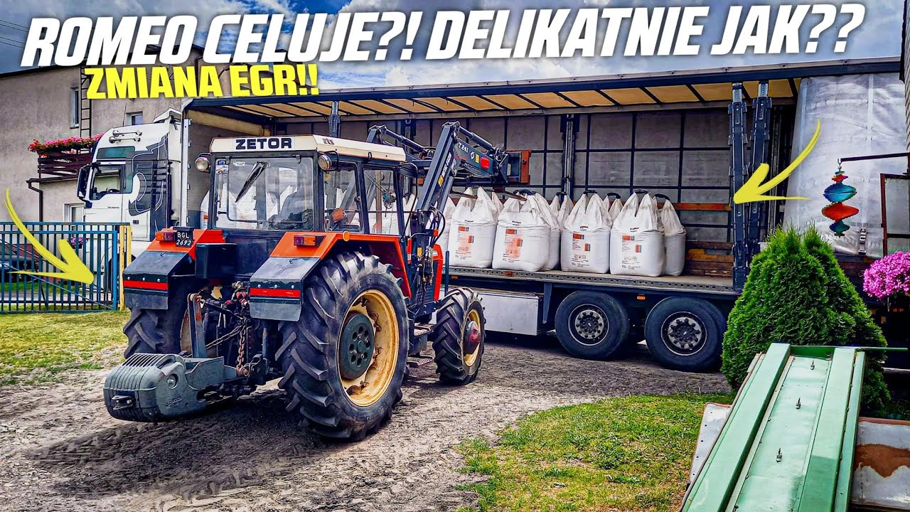 VLOGAS#32 Wymiana EGR!🔥Słyszałeś ten huk??!🤣Rozładunek Wapna? Romeo ma cela jak?!!🚜