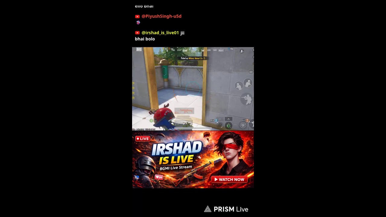 • BGMI Live With Subscribers | Irshad Is Live 🔴