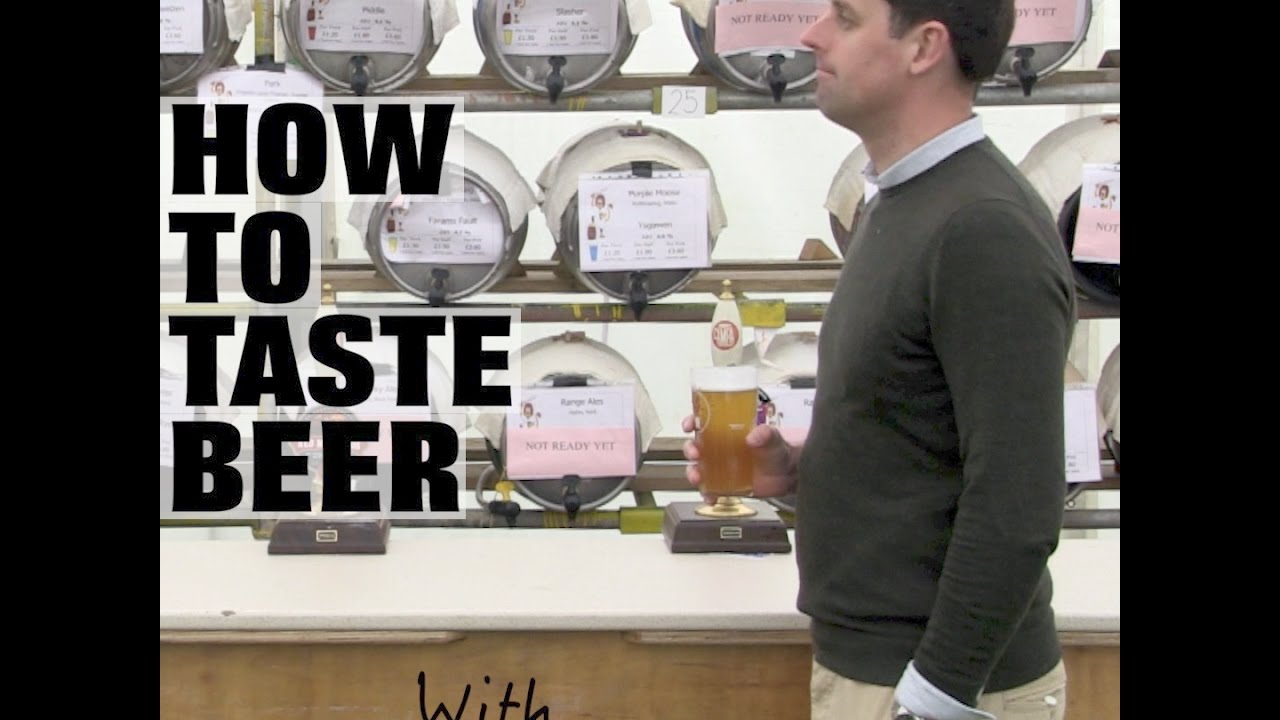 How to taste beer