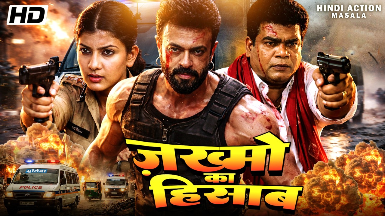 ज़ख्मो का हिसाब Zakhmo Ka Hisaab हिंदी डब्ड एक्शन रोमेंटिक | विंध्या | रियाज़ खान हिंदी डब्ड मूवी |