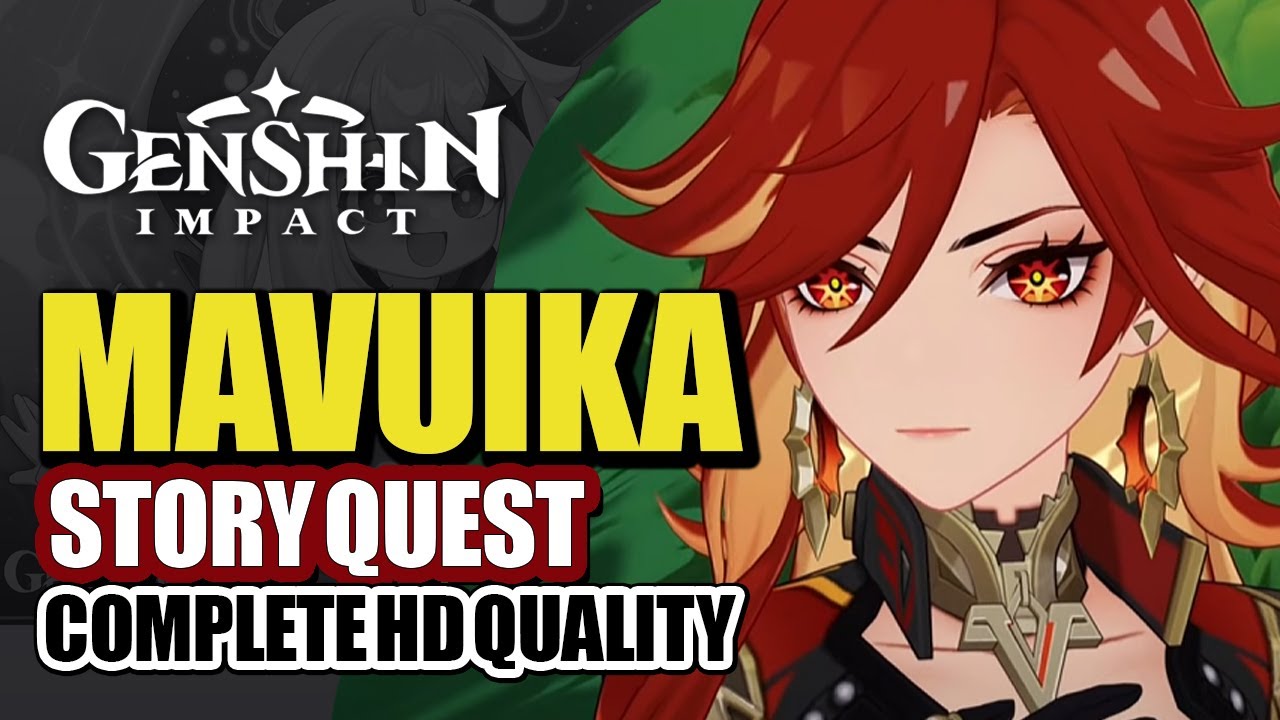 Mavuika Story Quest Complete HD | As The Blazing Sun With Xbalanque Full Story | Genshin Impact 5.3