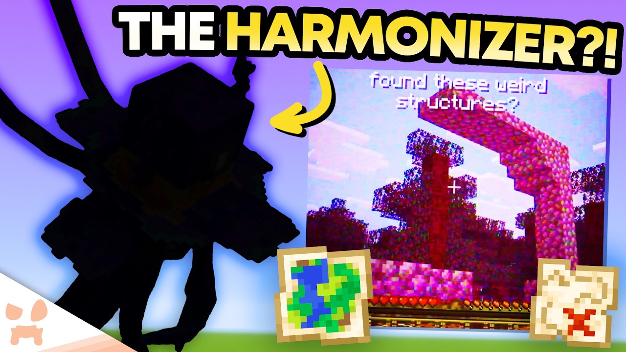 MINECRAFT JUST REVEALED THE NEW HARMONIZER BOSS&hellip; IT&rsquo;S LIKE THE WITHER STORM?!