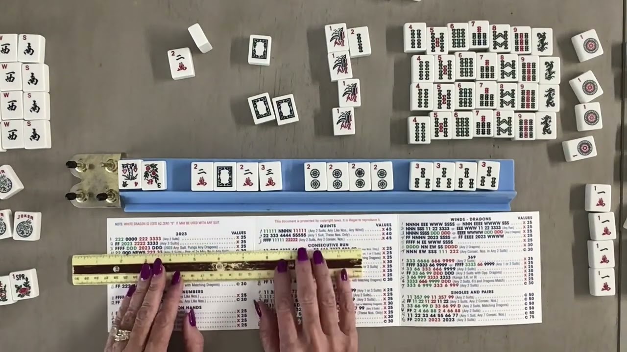 NATIONAL MAH JONGG LEAGUE 2023 CARD REVIEW by Lynn Kaplan