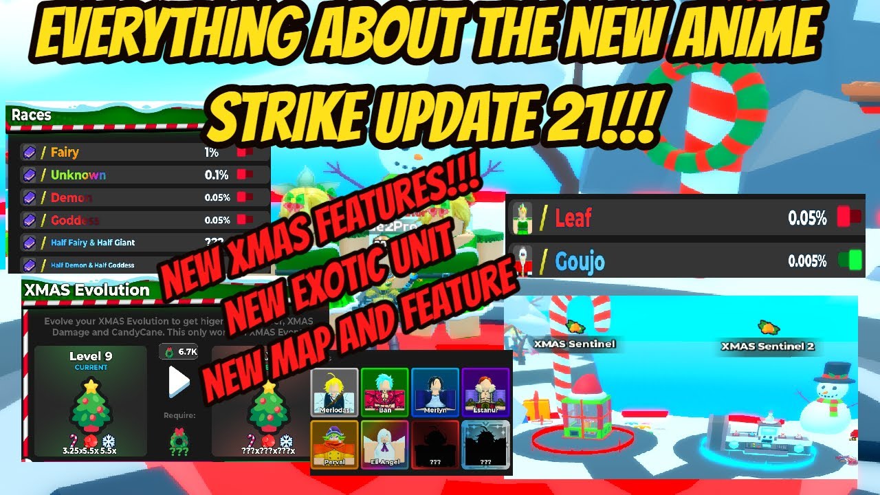 Everything about the new Anime Strike Update 21!!! - New Xmas Features and New Exotic Unit!!!