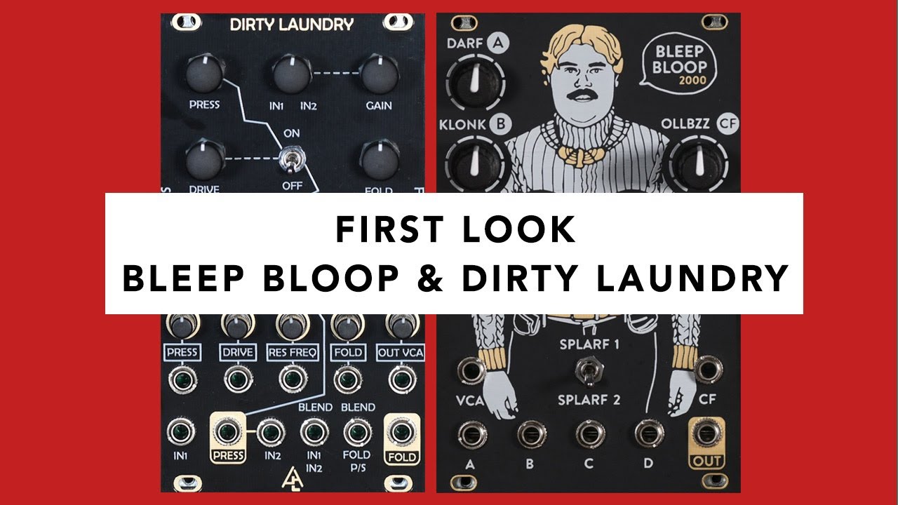 After Later Audio Dirty Laundry & Bleep Bloop 2000 - First Look (Tutorial, Demo & Jam)