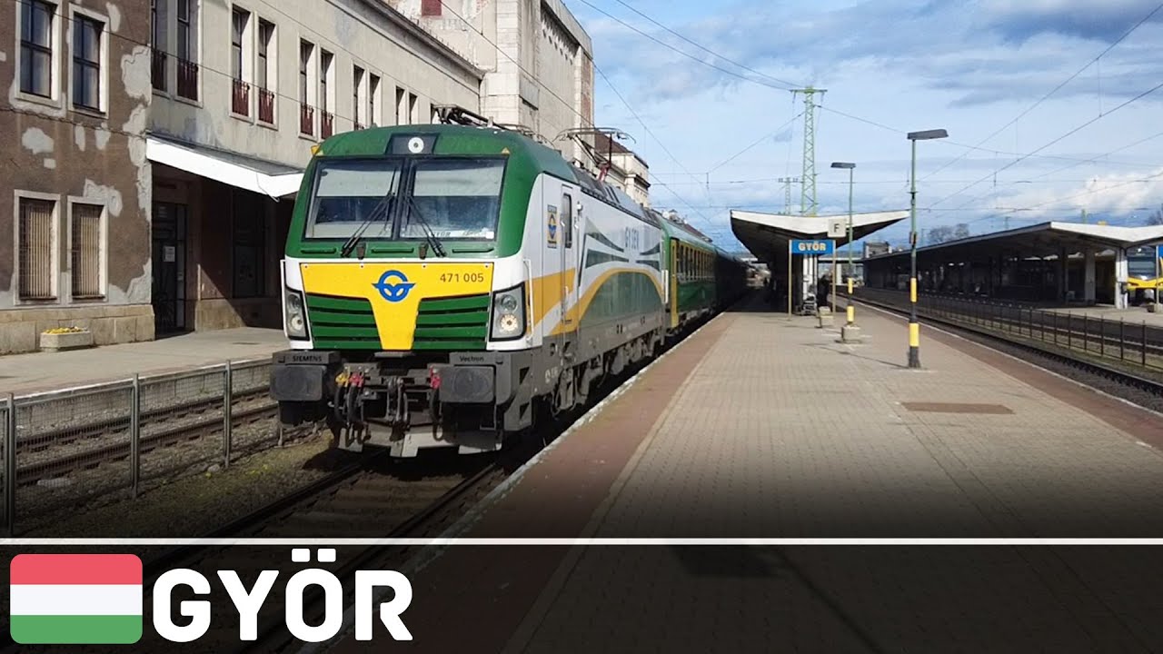 Züge in Győr, Ungarn - Vonatok Győrben