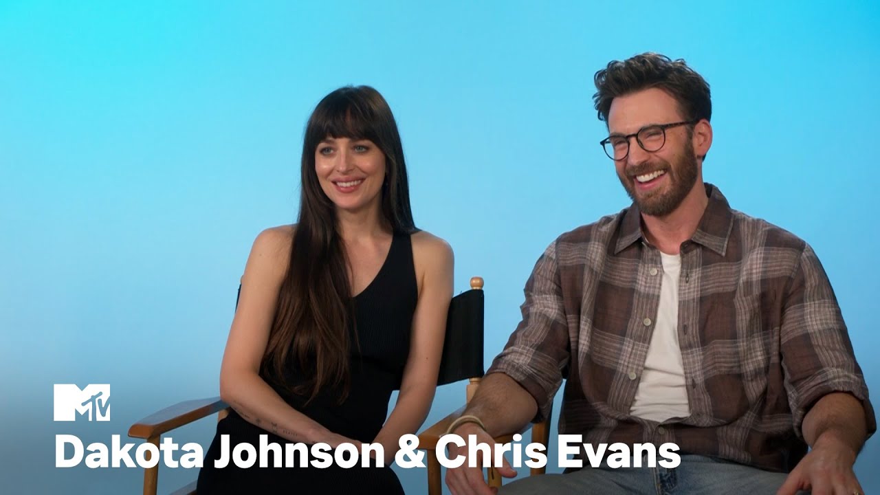 “Most insane interview” Dakota Johnson, Chris Evans on ‘Materialists,’ Love Triangles & Pedro Pascal