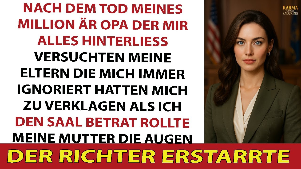 Meine Eltern spotteten – bis der Richter meinen Namen erkannte und innehielt.