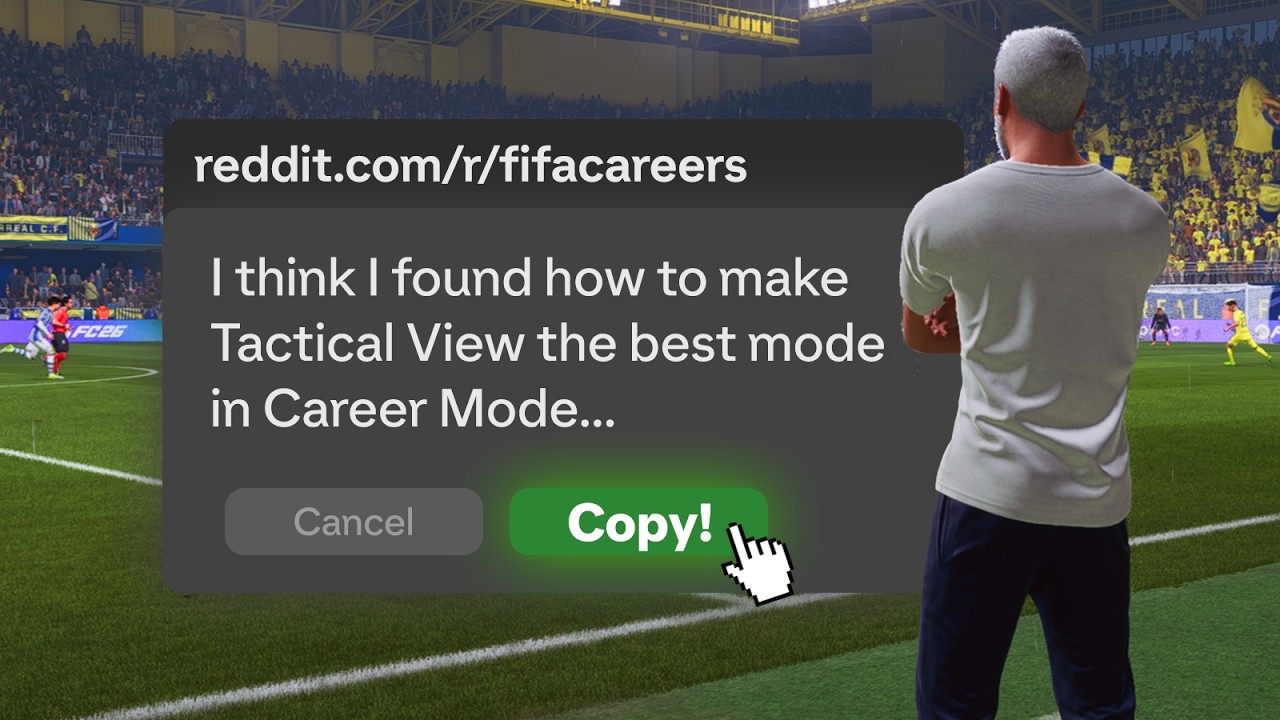 Как сообщество FIFA сделало тактический режим просмотра потрясающим!