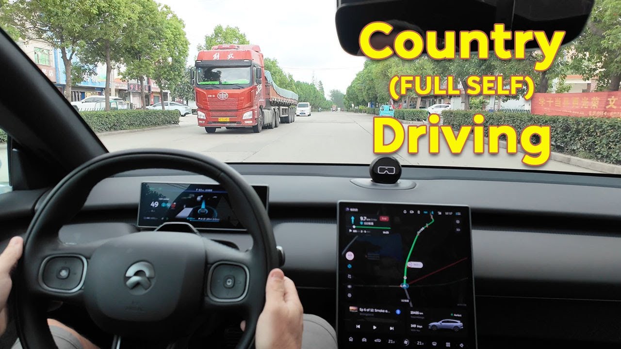 NIO Full Self Driving (NOP+) Tested on Country Roads