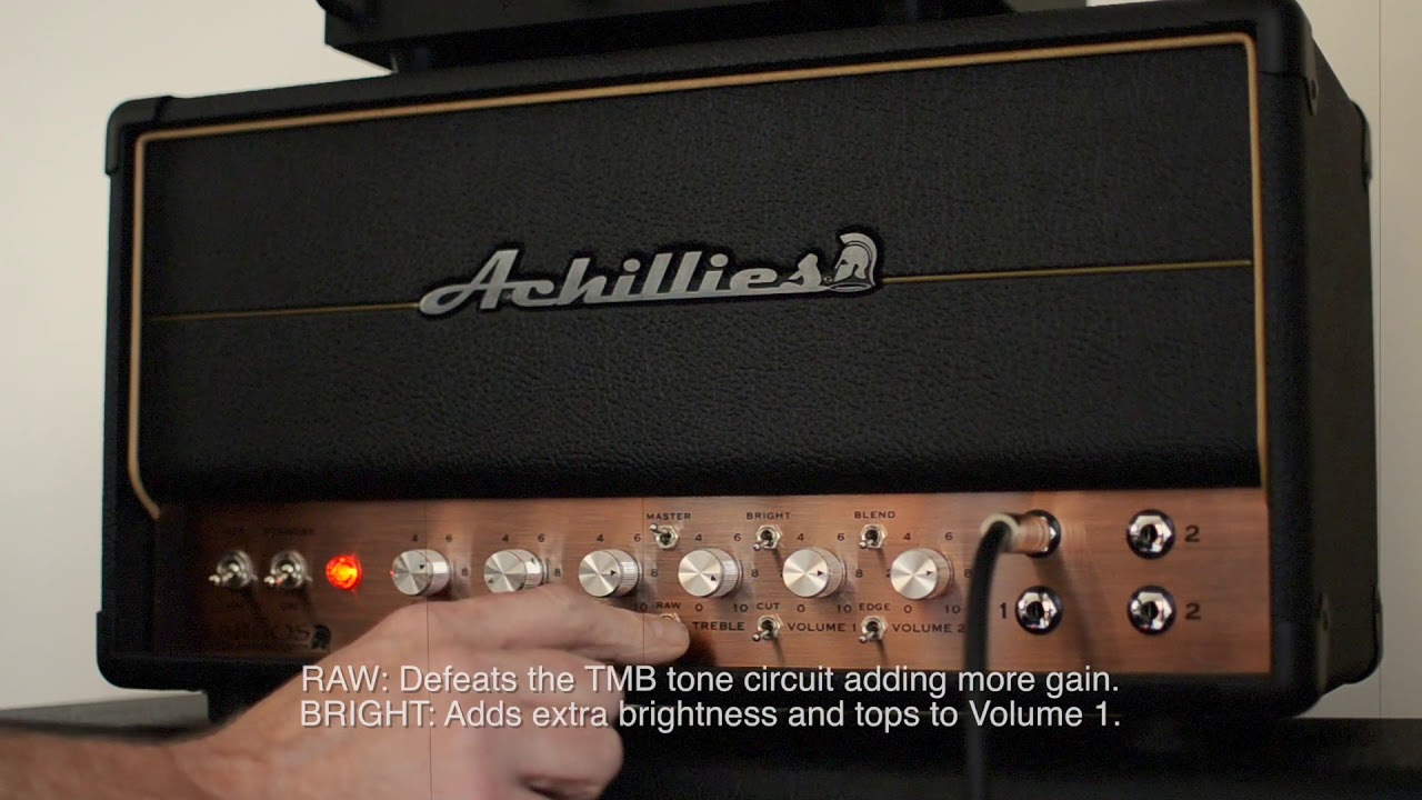 Achillies Amps: ARGOS 40W - jam demo with Charvel HT