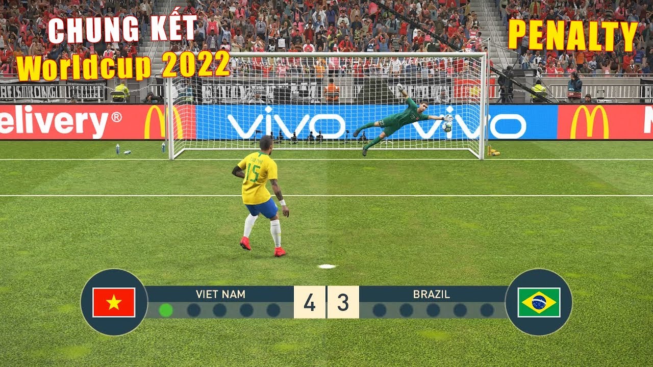 PES 19 | FIFA WORLD CUP 2022 | CHUNG KẾT | VIETNAM vs BRAZIL - Giấc mơ Bóng Đá VIỆT NAM