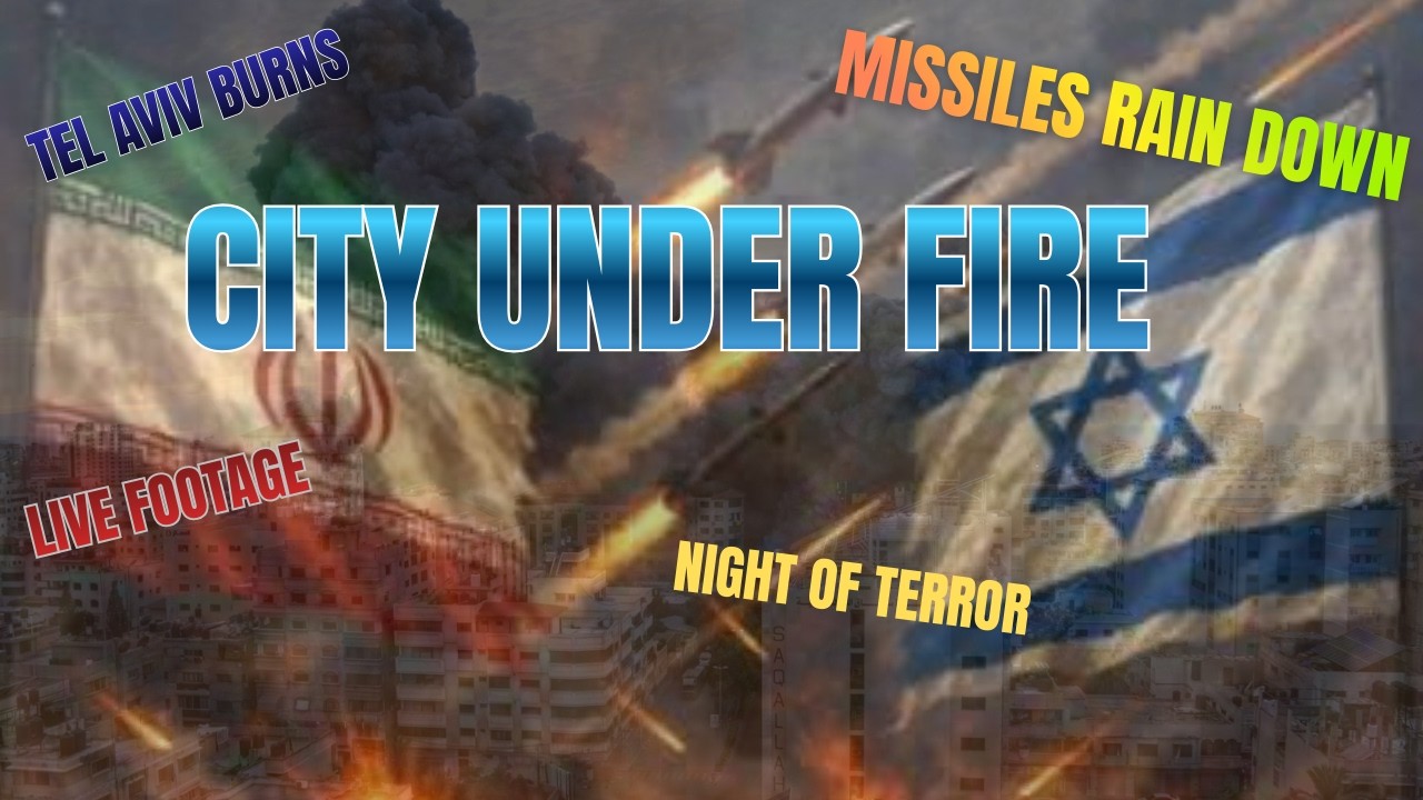 Tel Aviv Under Heavy Fire as Iranian Missiles Rain Down – Shocking Moments on Camera