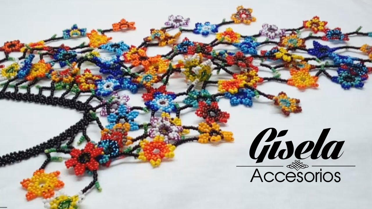 COLLAR LLUVIA de FLORES en MOSTACILLA CHECA [Tutorial]