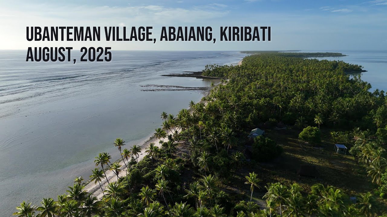 Ubanteman Village, Abaiang Atoll, Kiribati - August, 2025